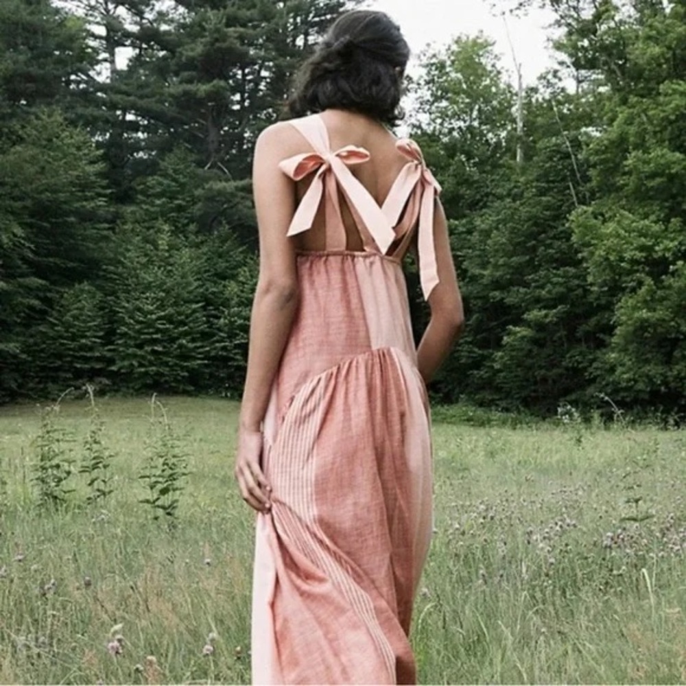 Free People Joyel Striped Midi Dress - Picture 2 of 8